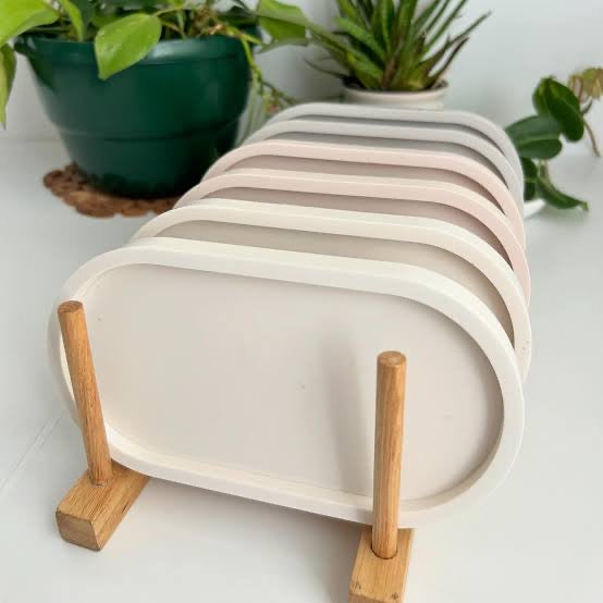Wooden Coaster Rack