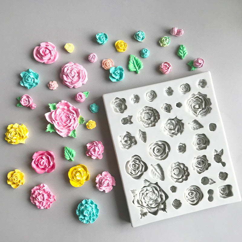 Multiple Rose Mold ||