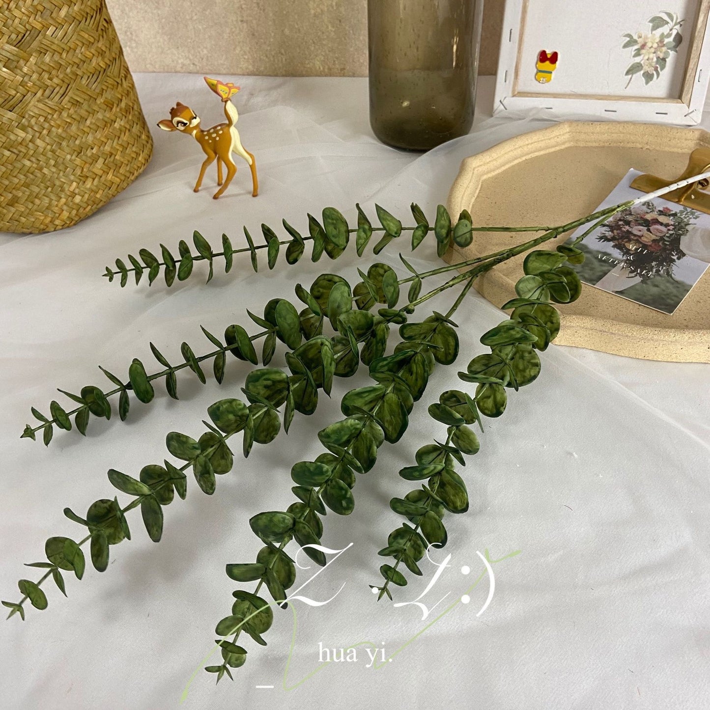 Faux Eucalyptus Flower