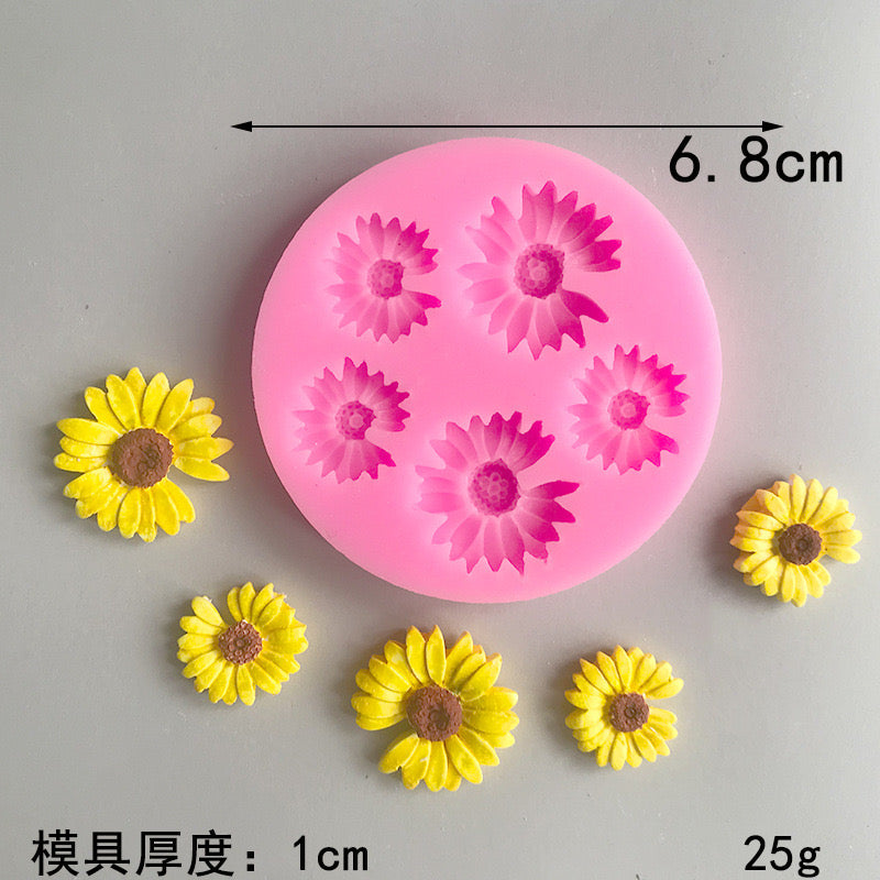Multiple Sunflower Mold