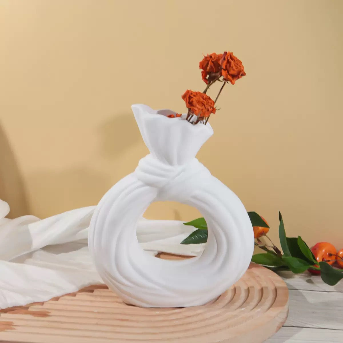 Knotted Doughnut Vase Mold(sd2)