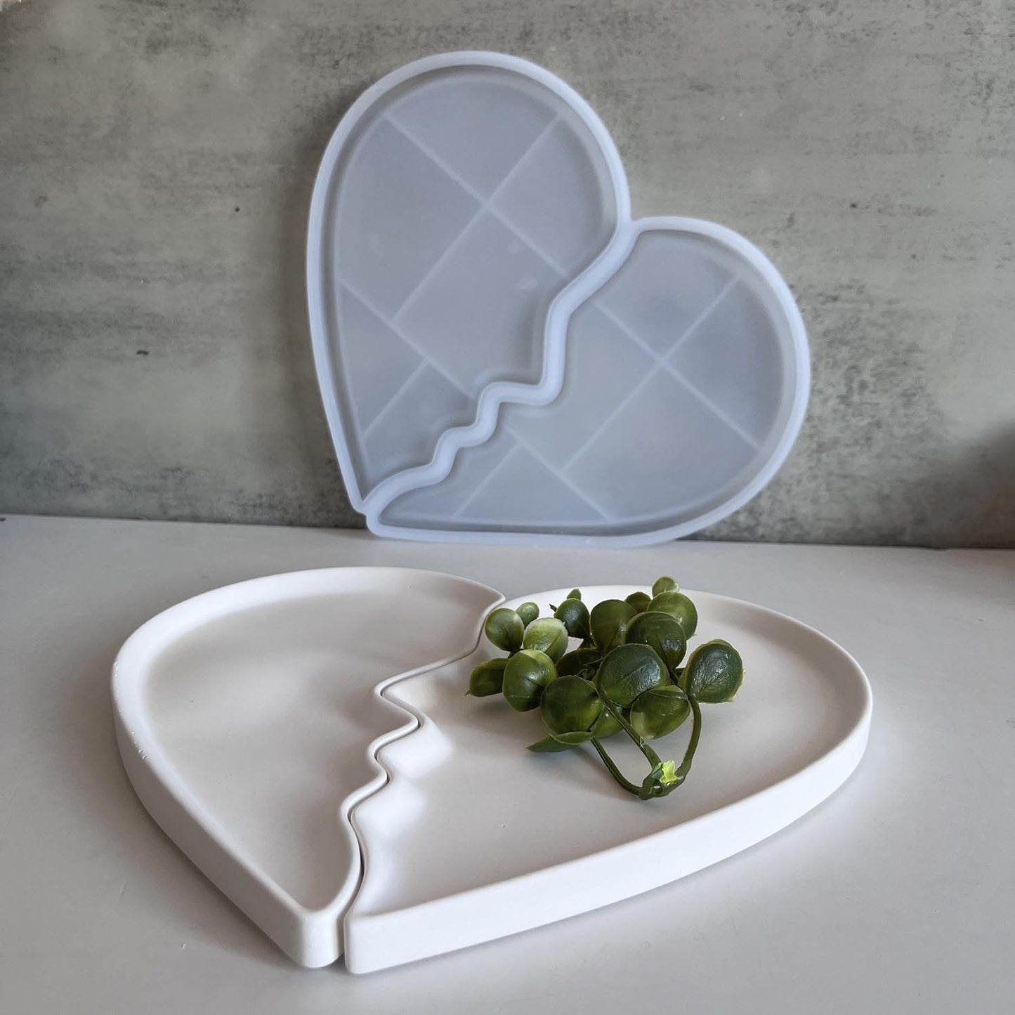 Heart Puzzle Tray Mold