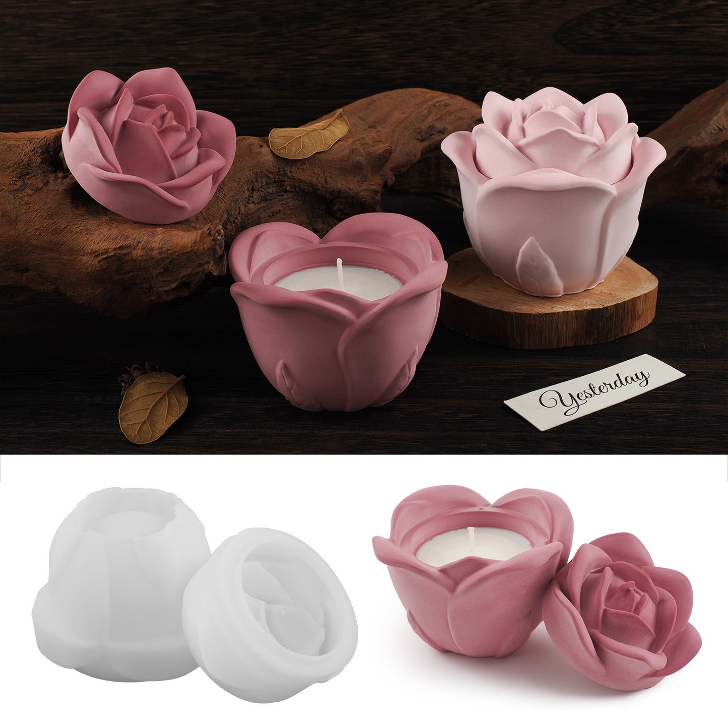 Rose Shape Jar Mold