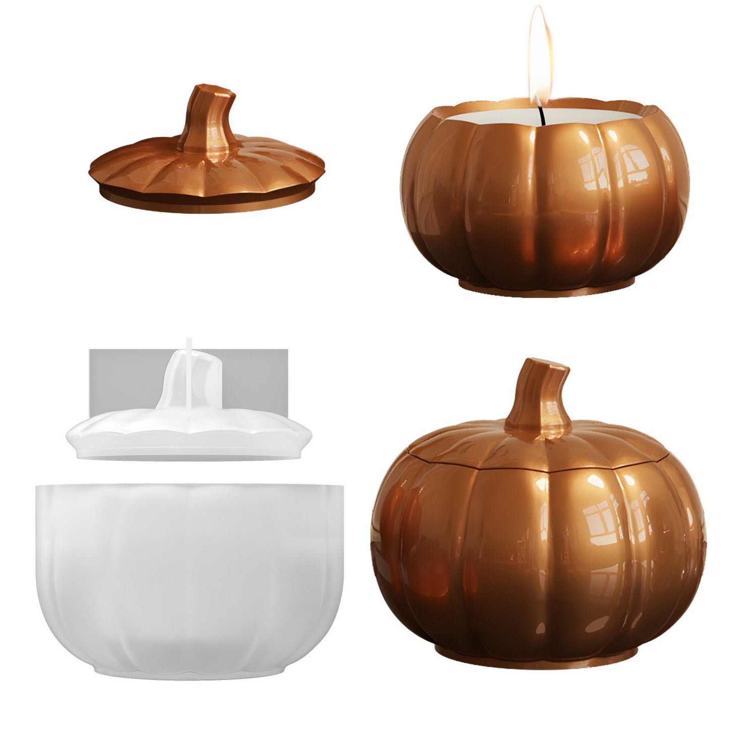 Pumpkin Jar Mold