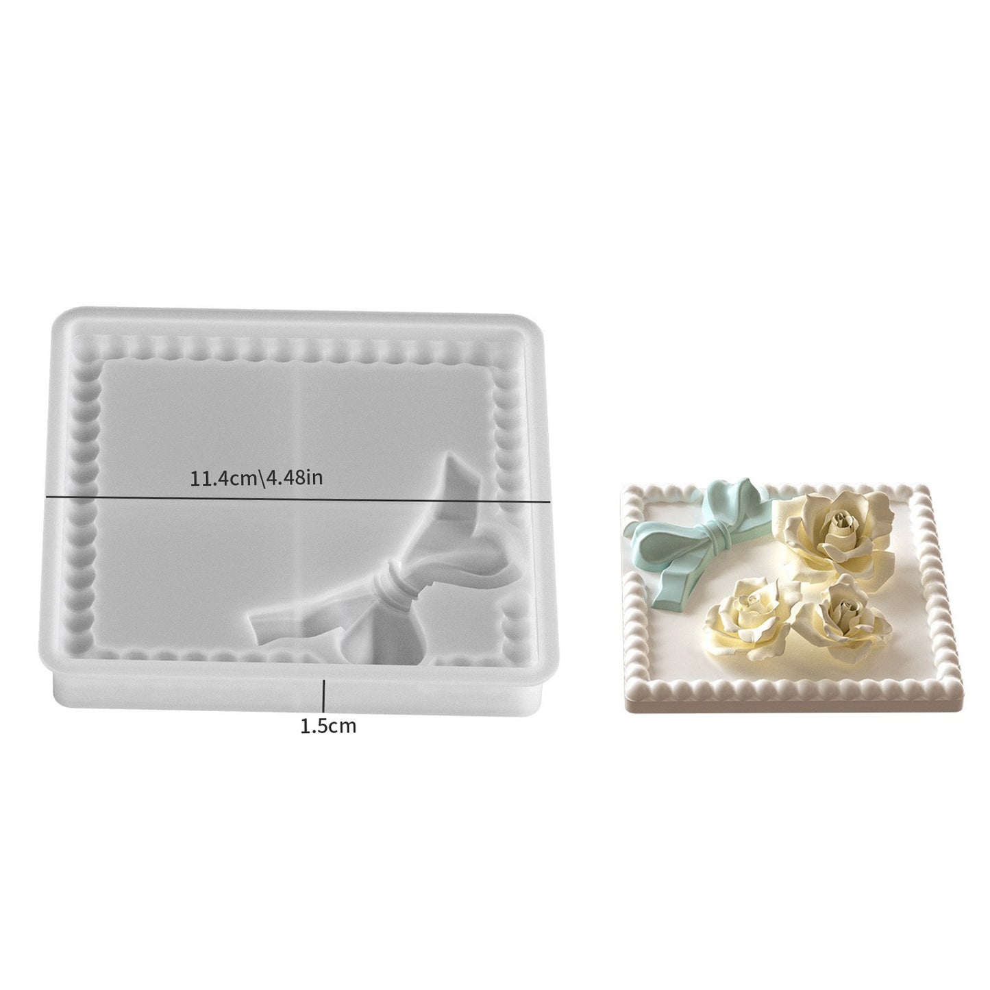 Bow Accent Bubble Tray Mold