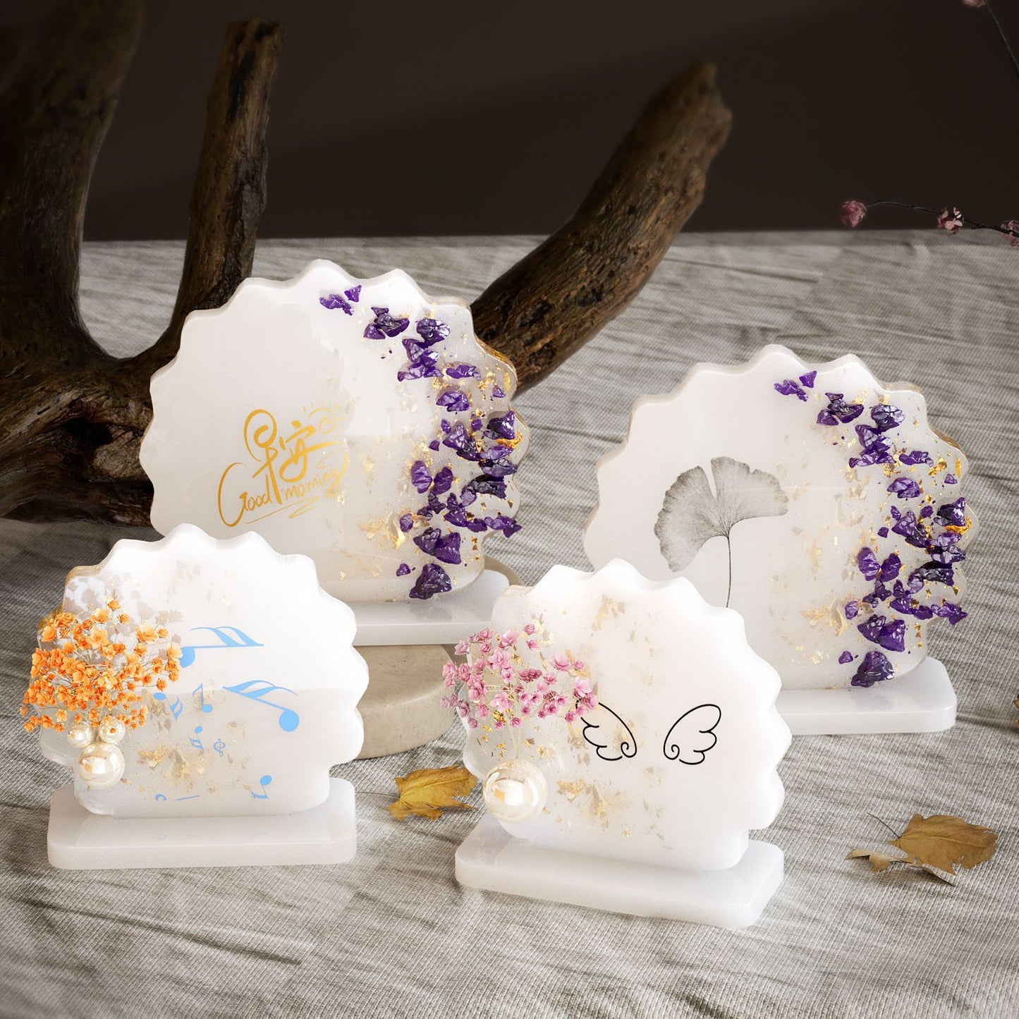 Scalloped Edge Coaster / Display Stand Mold
