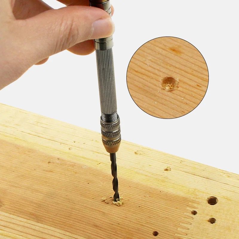 Manual Drill with 4 drill bits)
