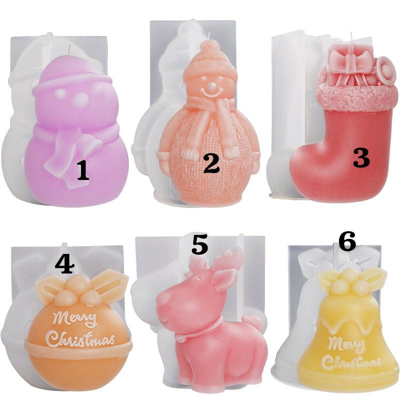 Christmas Candle Mold