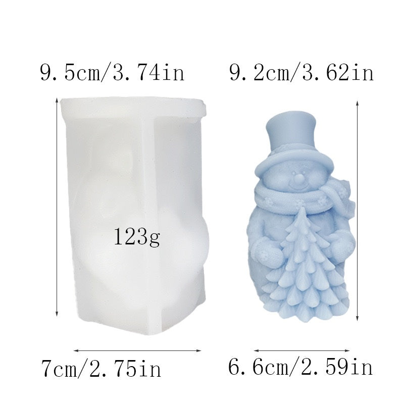 Christmas Snowman Mold |||