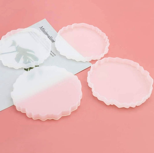 Irregular Round Coaster Mold