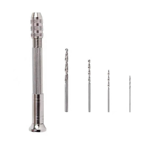 Manual Drill with 4 drill bits)