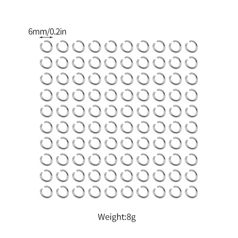 Jumprings / Connectors 6mm (100pcs)
