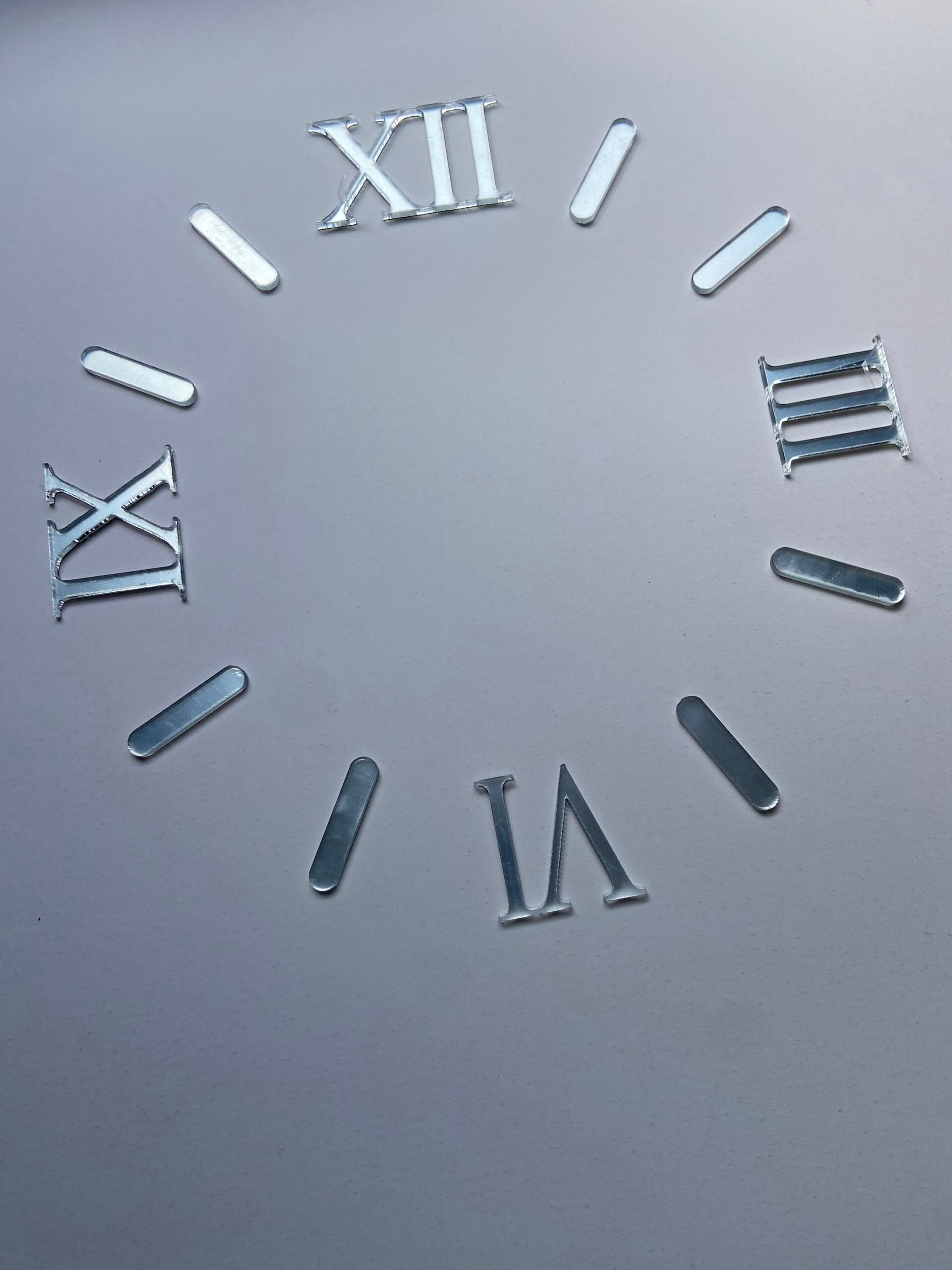 Roman Numerals Clock Numbers (1.5inches)