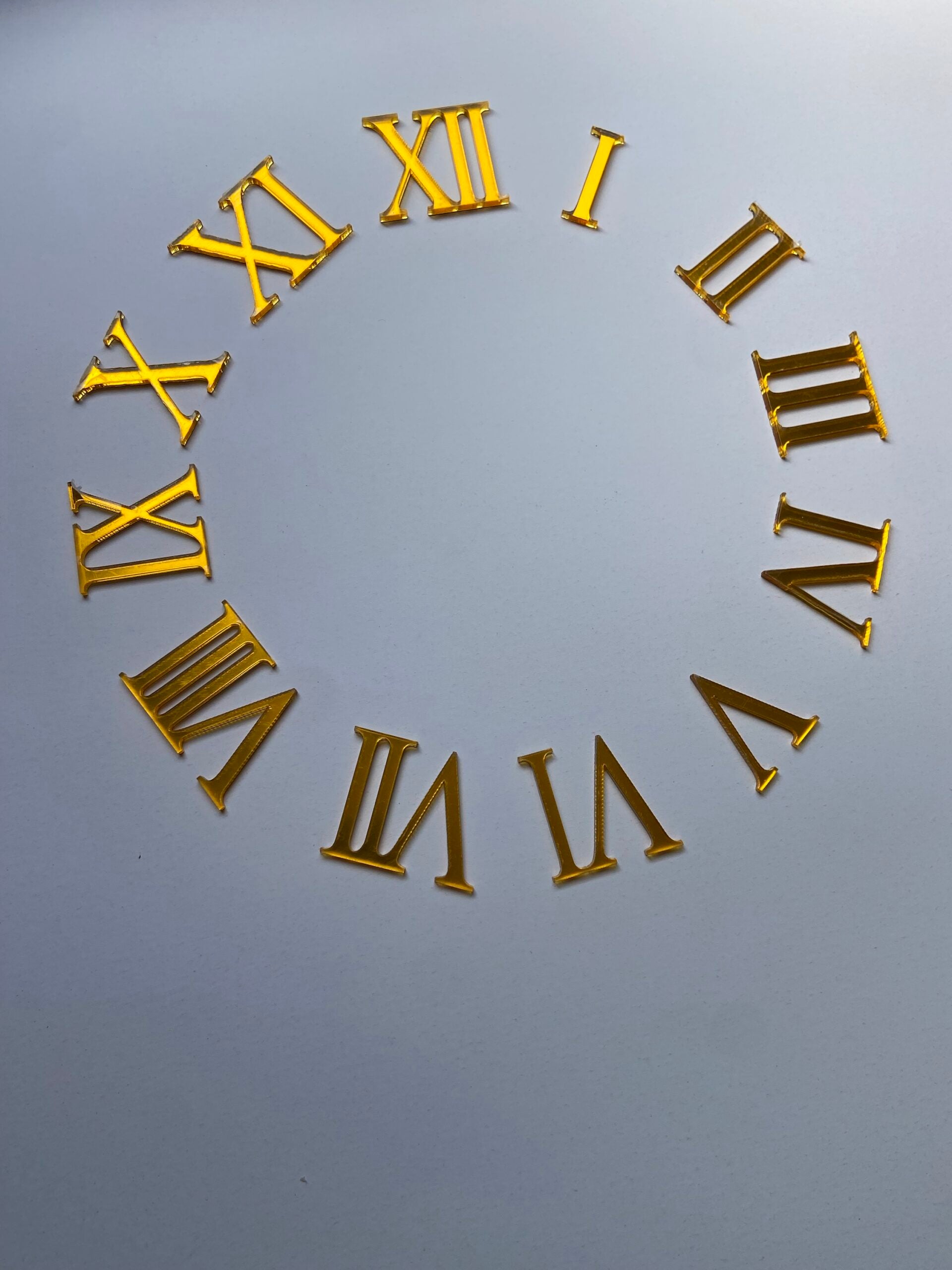 Roman Numerals Clock Numbers (1.5inches)