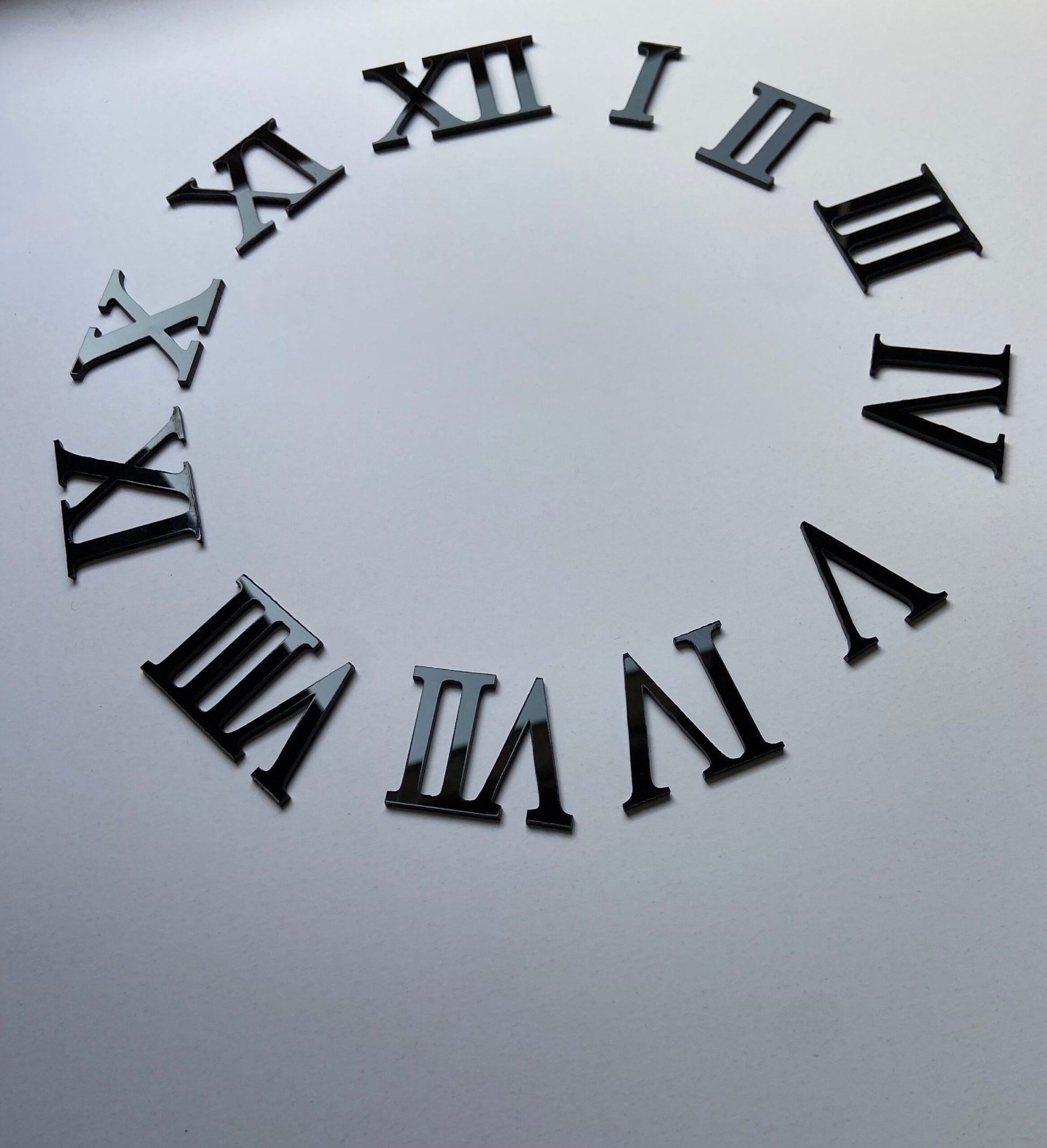 Roman Numerals Clock Numbers (1.5inches)