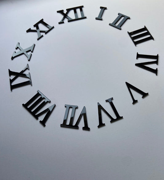 Roman Numerals Clock Numbers (1.5inches)