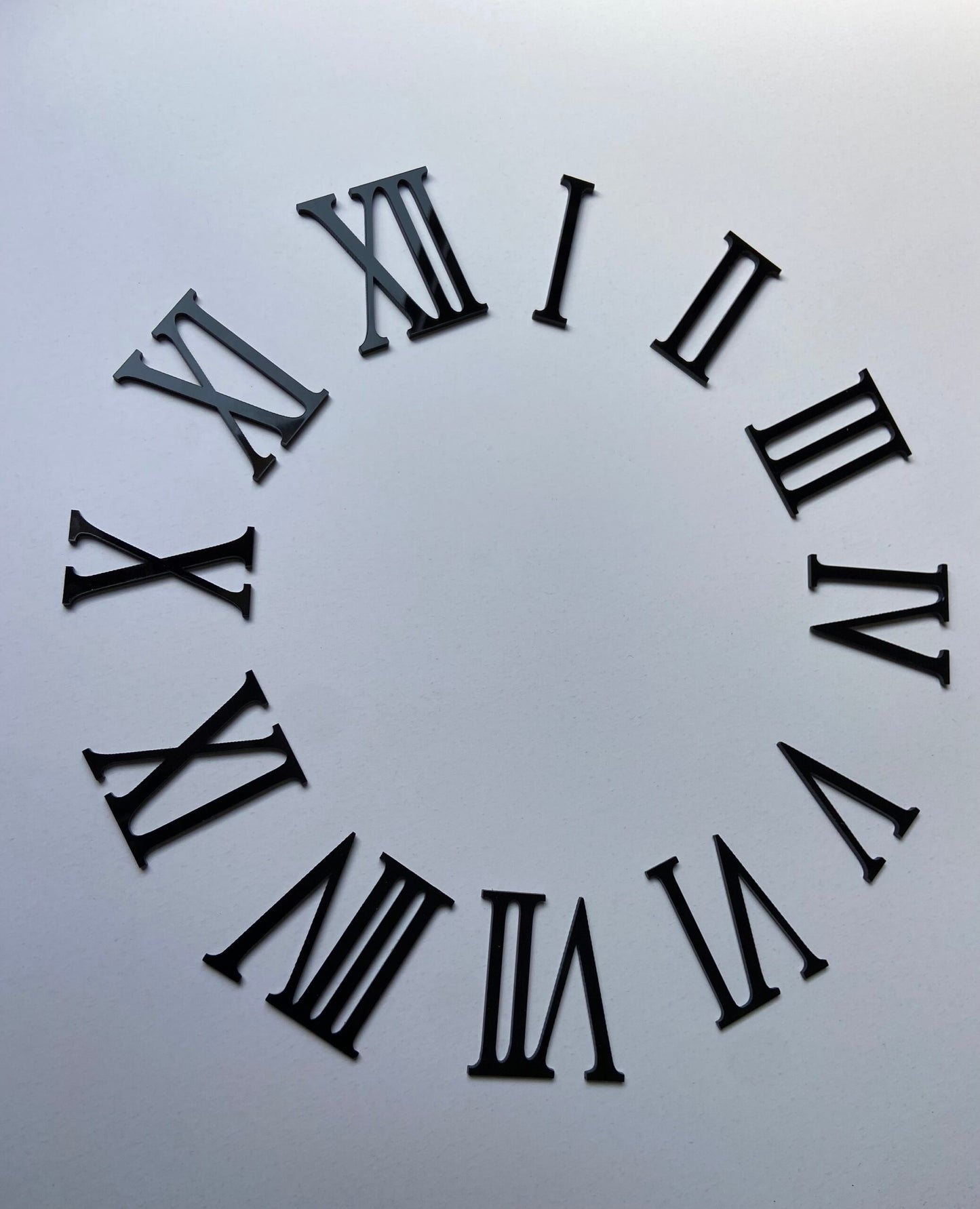 Roman Numerals Clock Numbers (2Inches)