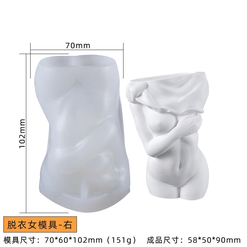 Feminine Body Vase Mold