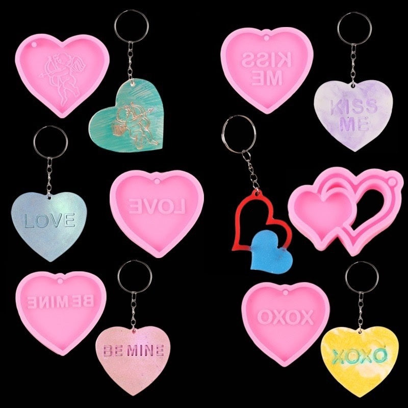 Heart Shape Keyholder Mold |
