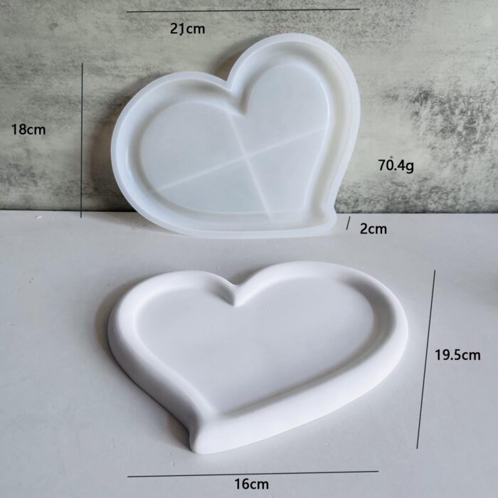 Heart Shape Coaster Mold