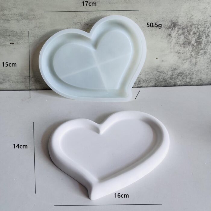 Heart Shape Coaster Mold