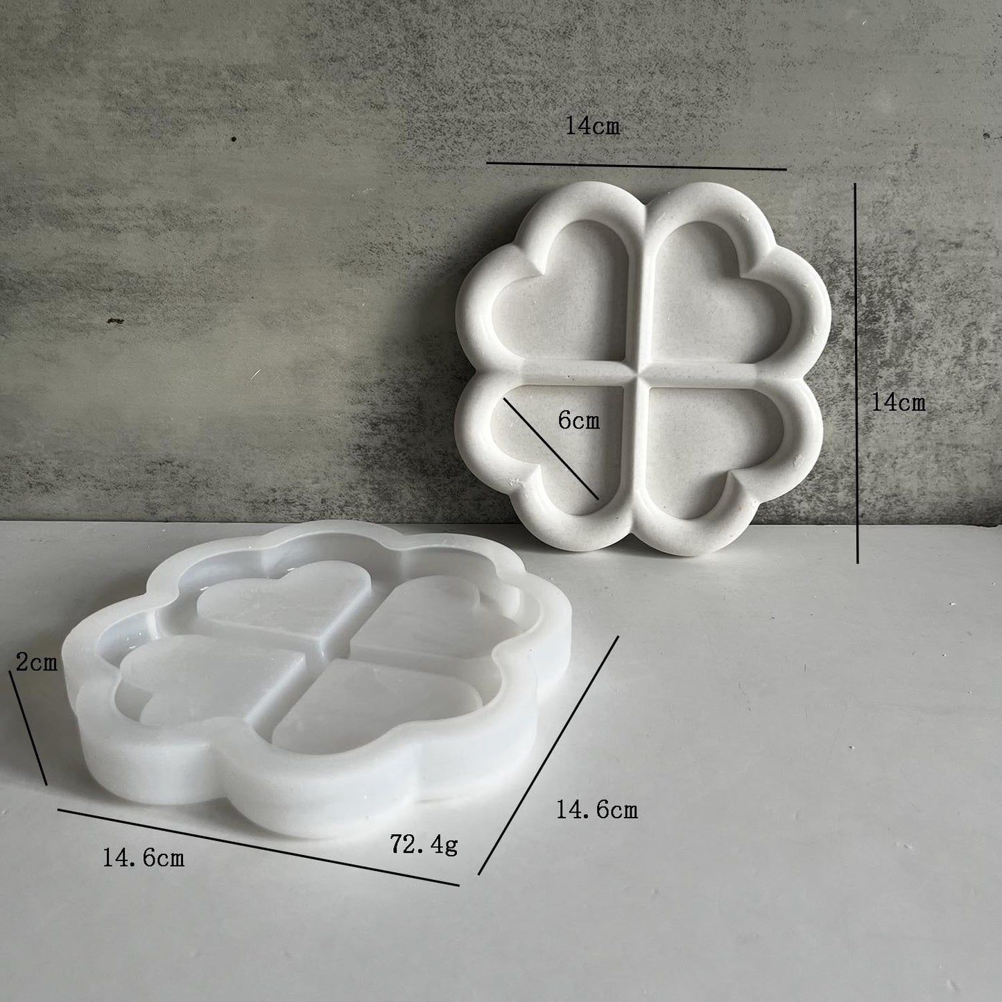 Heart Shape Coaster Molds