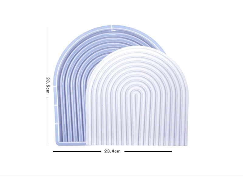 Stripped Arc Tray Mold