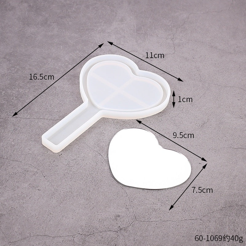 Handheld Mirror Mold (1 mold + 1 Mirror)