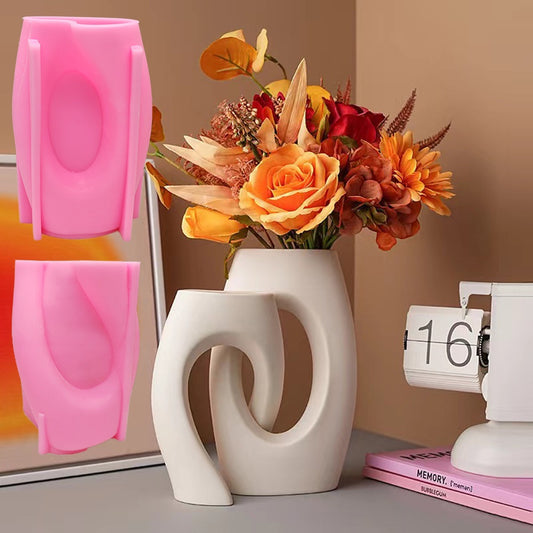 Nordic FlowerPot Vase Mold (2pcs set)