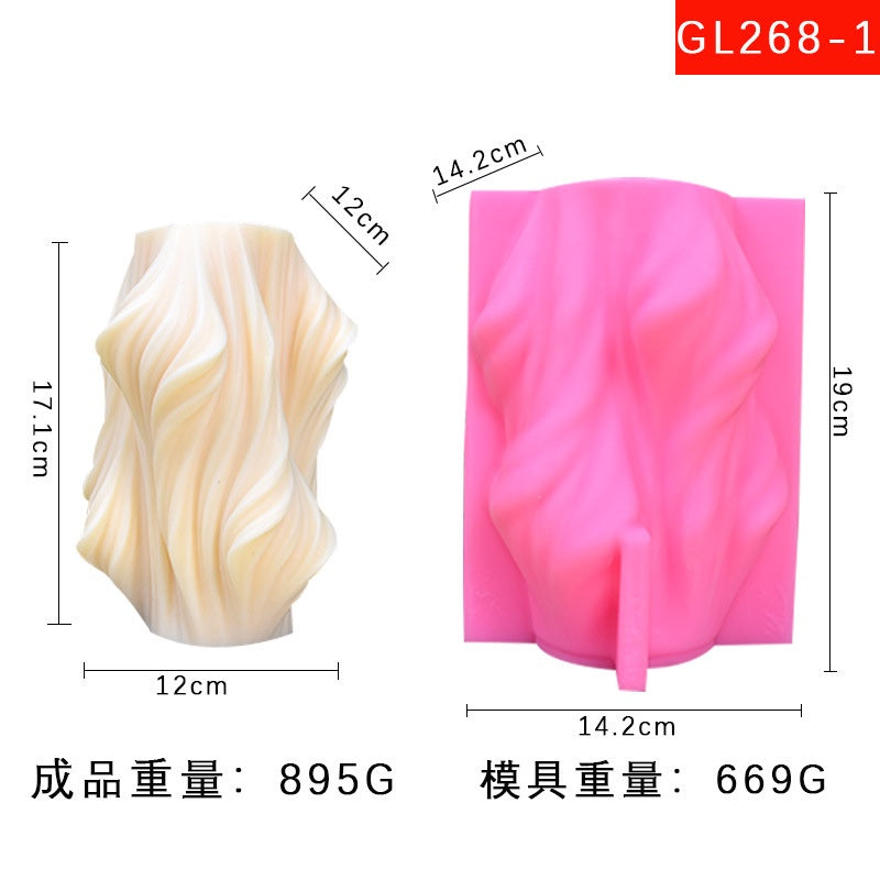 Wavy Candle Mold