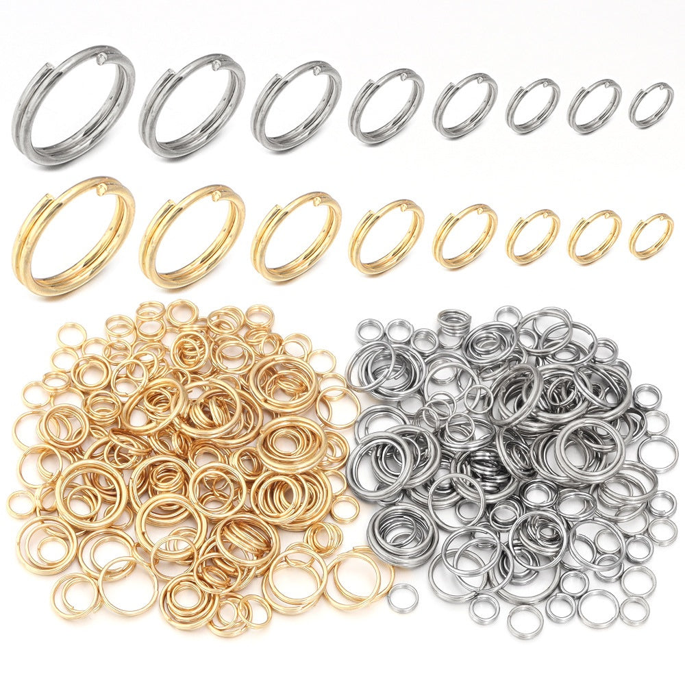 Double Ring Connector 8mm (50pcs)