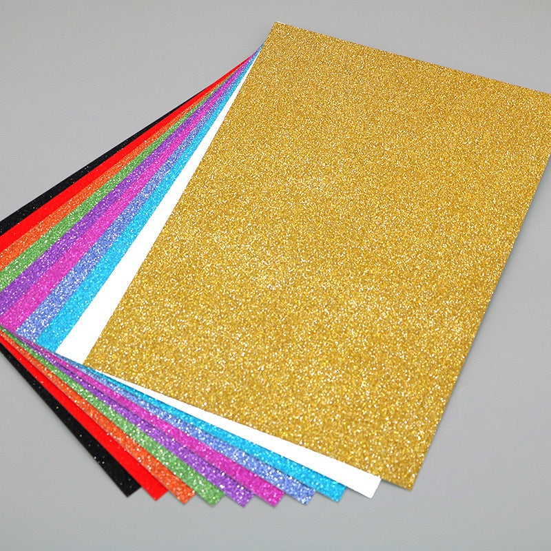 A4 Glitter Cards