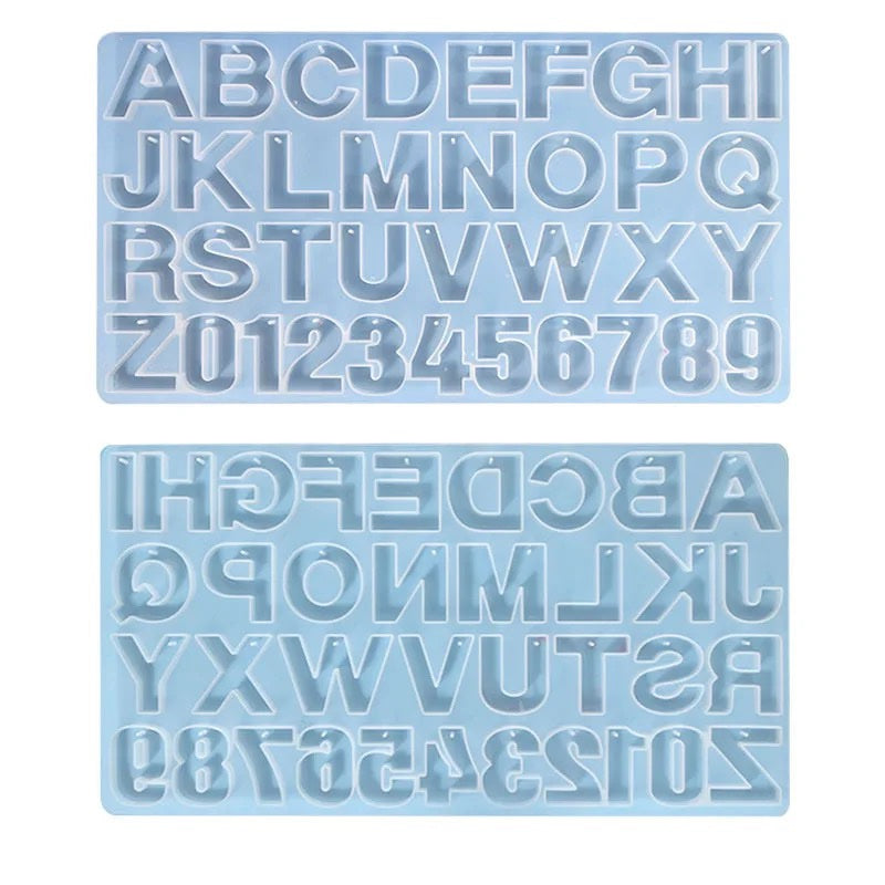 Alphabet Keyholder Mold with Hole