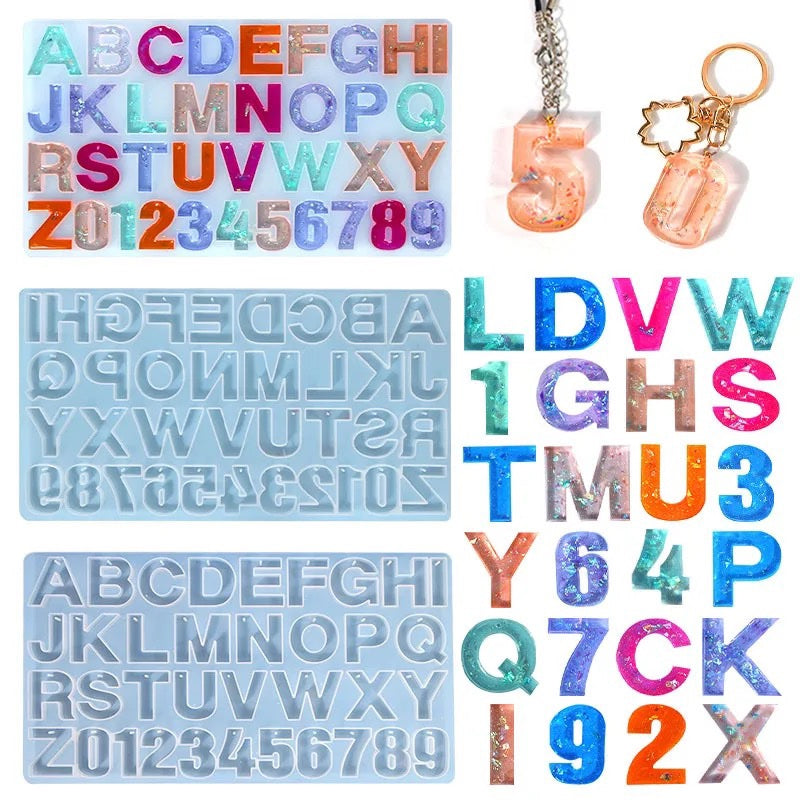 Alphabet Keyholder Mold with Hole