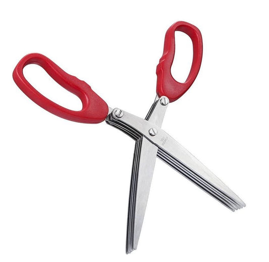 Multi-functional Stainless Steel 5 Blades Scissors