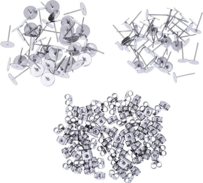Stud Earring Hooks (10 pairs)