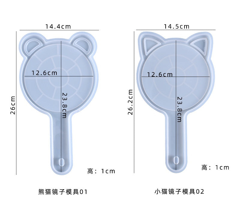 HandHeld Mirror Mold ||