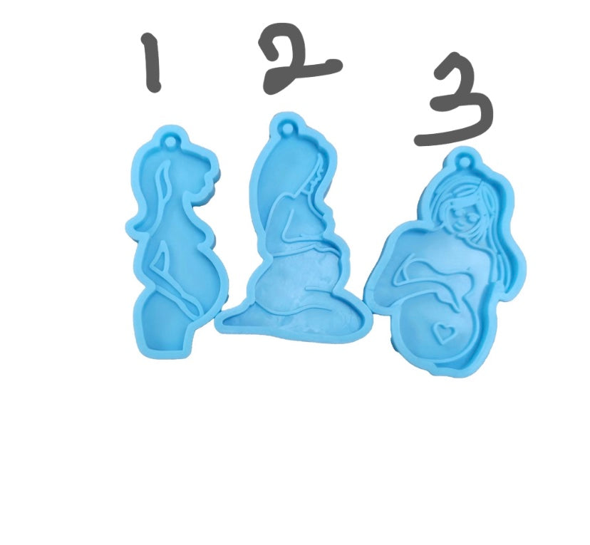 Pregnant Mom Keyholder Mold