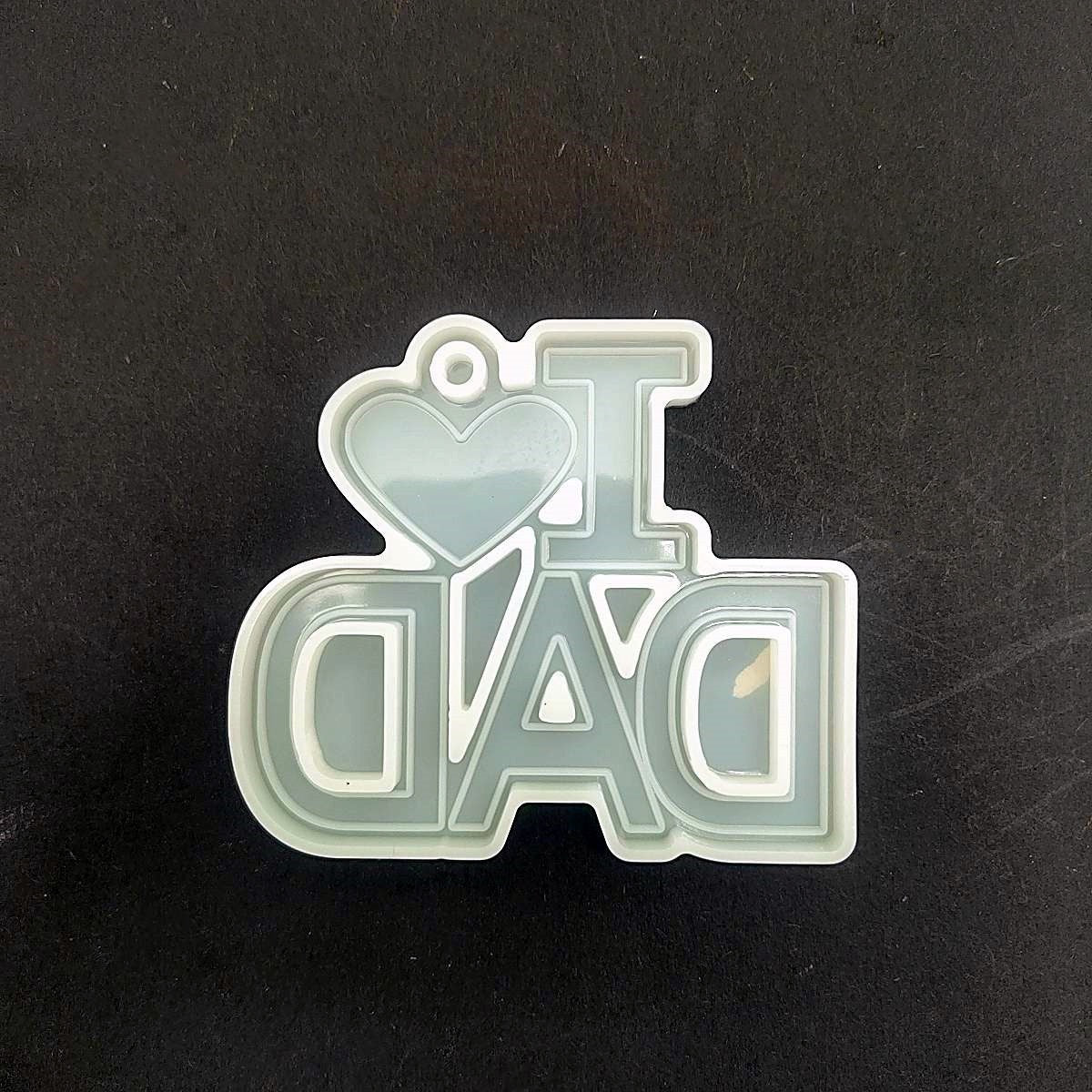I Love Mom / Dad keyholder Mold