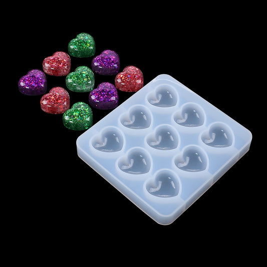 Heart Shape Mold (9 Cavity)