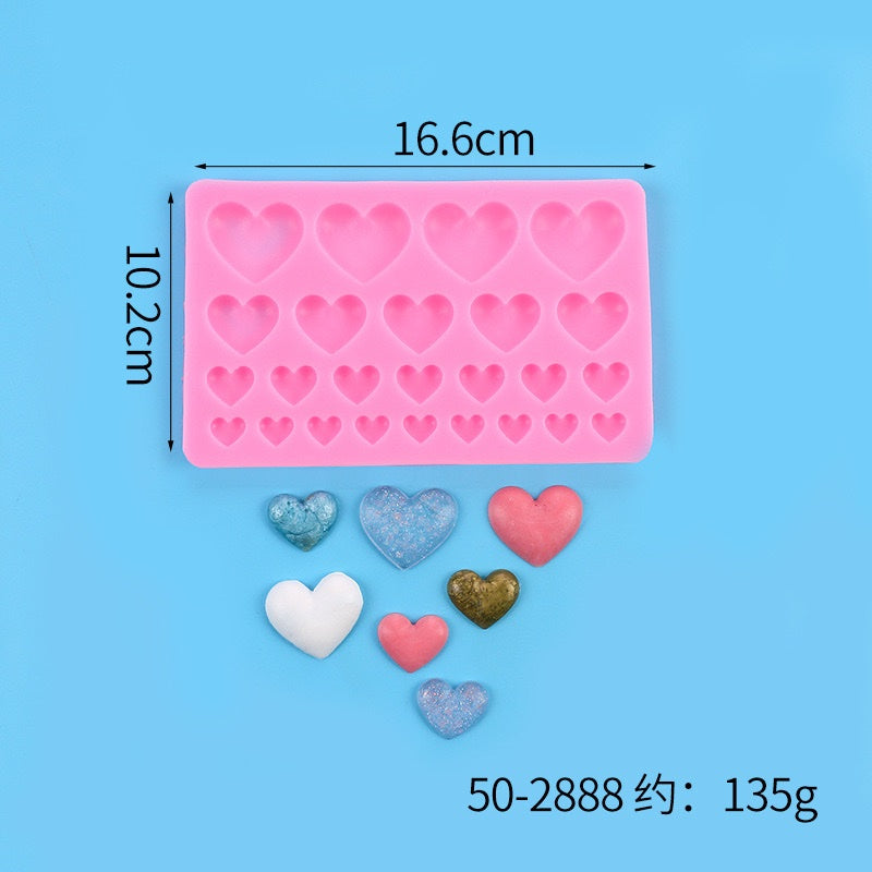 Heart Shape Mold (25 cavity)