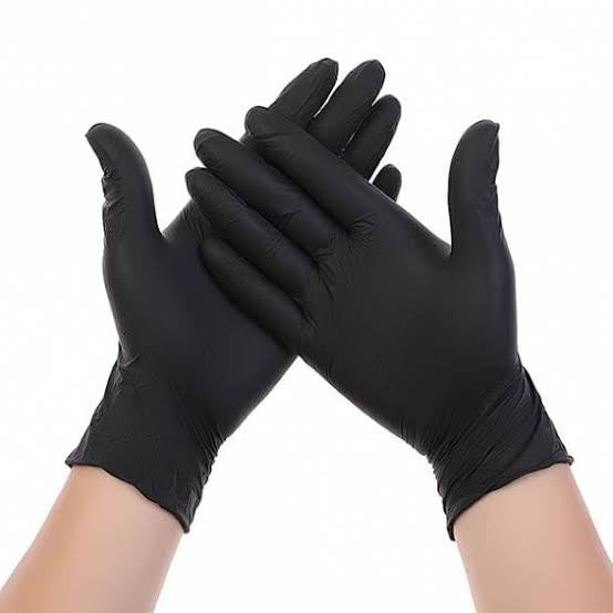 Black Latex Gloves (5 Pairs)