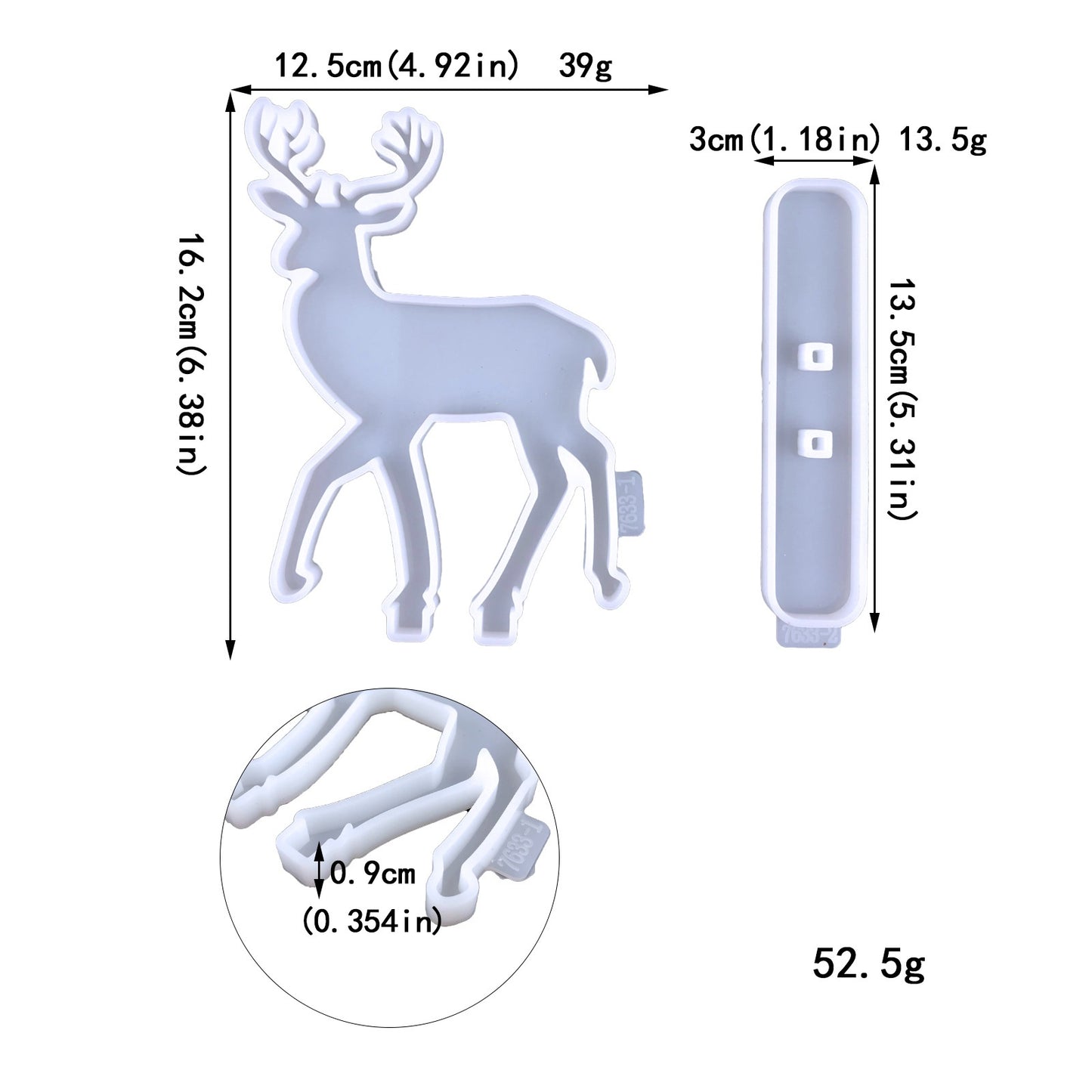 Deer Mold (2pcs set)