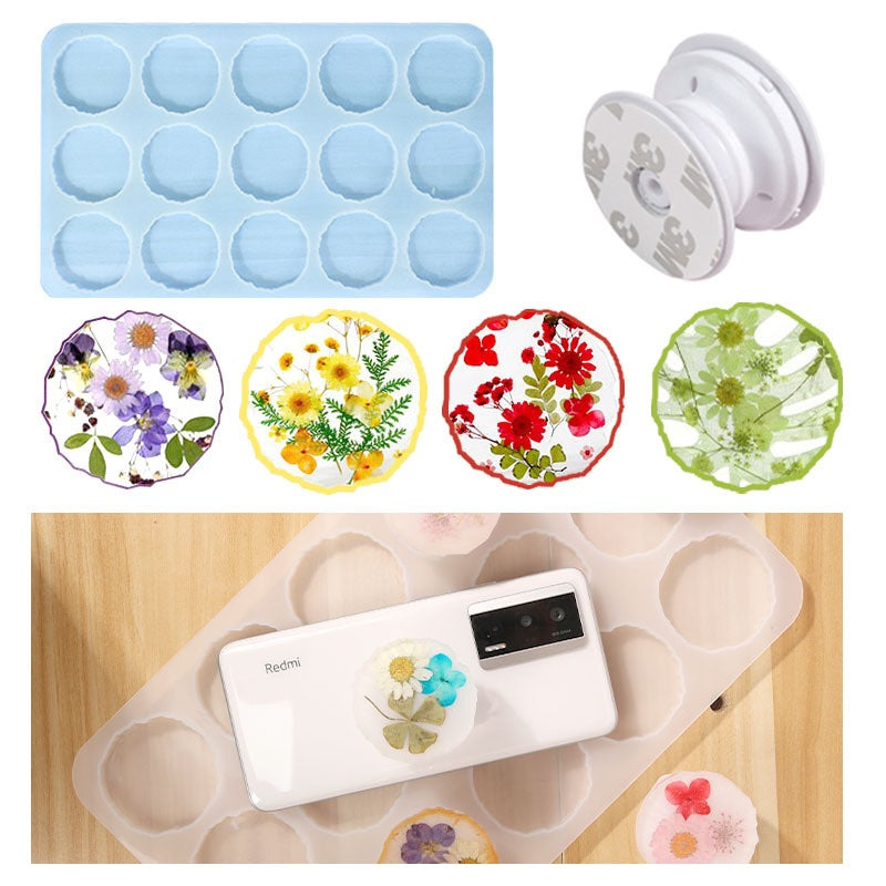 Keyholder / Popsocket Mold (15 cavity)