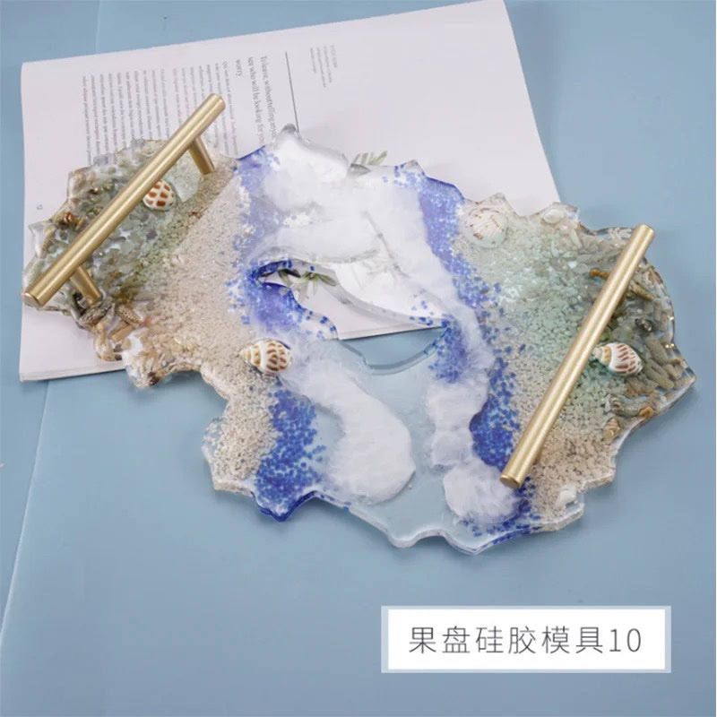 Irregular Geode Tray Mold