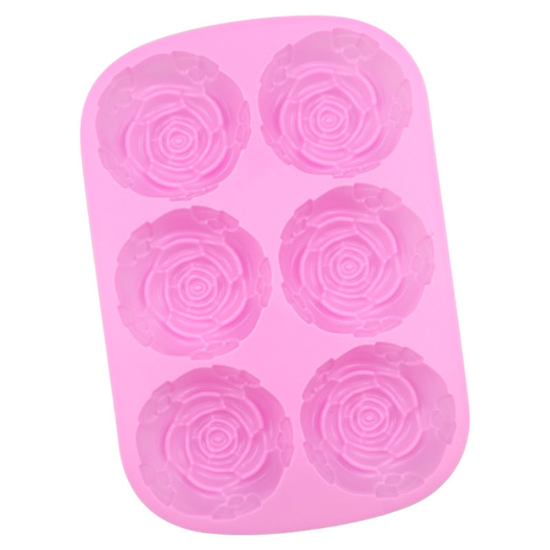 Rose Flower Mold (6 cavity)