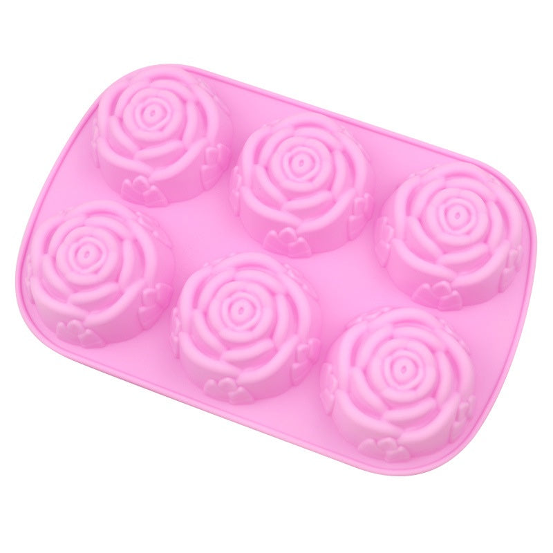 Rose Flower Mold (6 cavity)