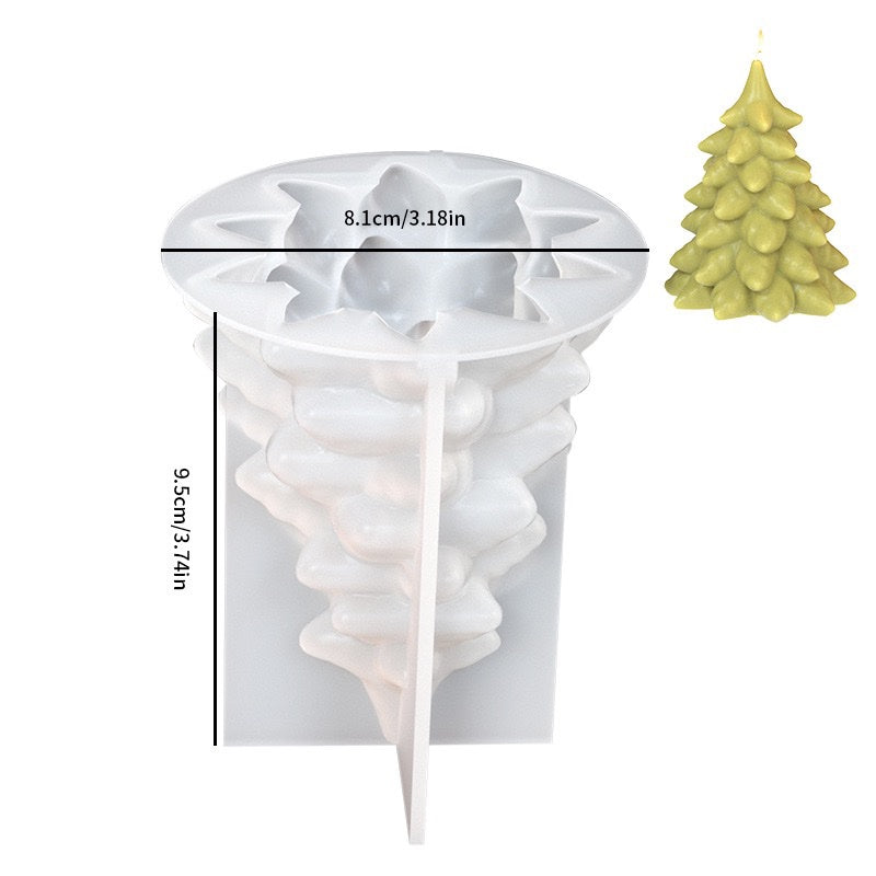 Christmas Tree Candle Mold