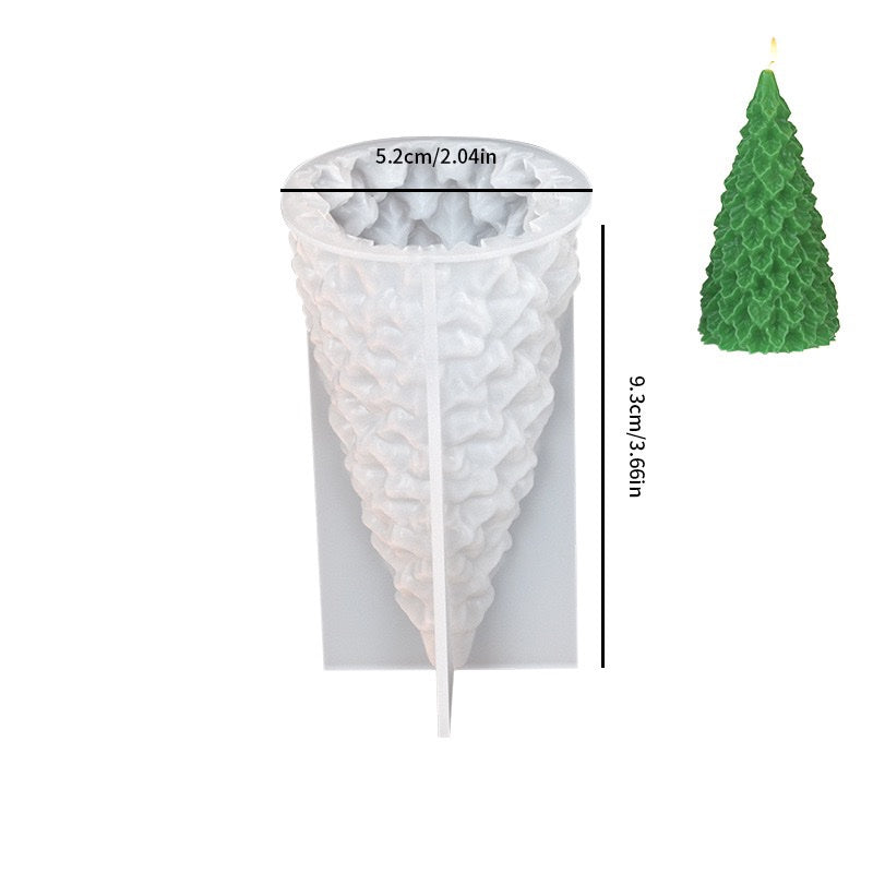Christmas Tree Candle Mold