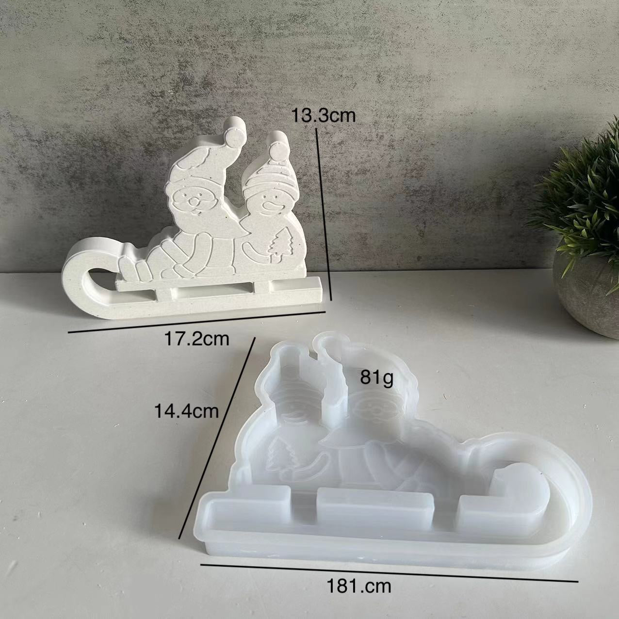 Christmas Train Mold